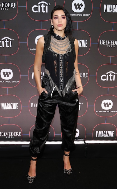 Dua Lipa, Warner Music pre-Grammy party